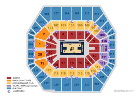indiana fever seating chart